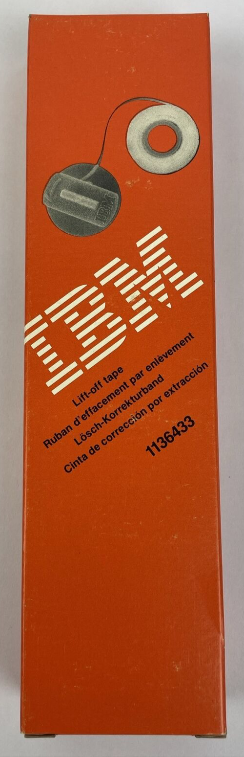 NOS Genuine IBM Lift-Off Tape, 1136433, 6 Per Box for Selectric Typewriter NEW