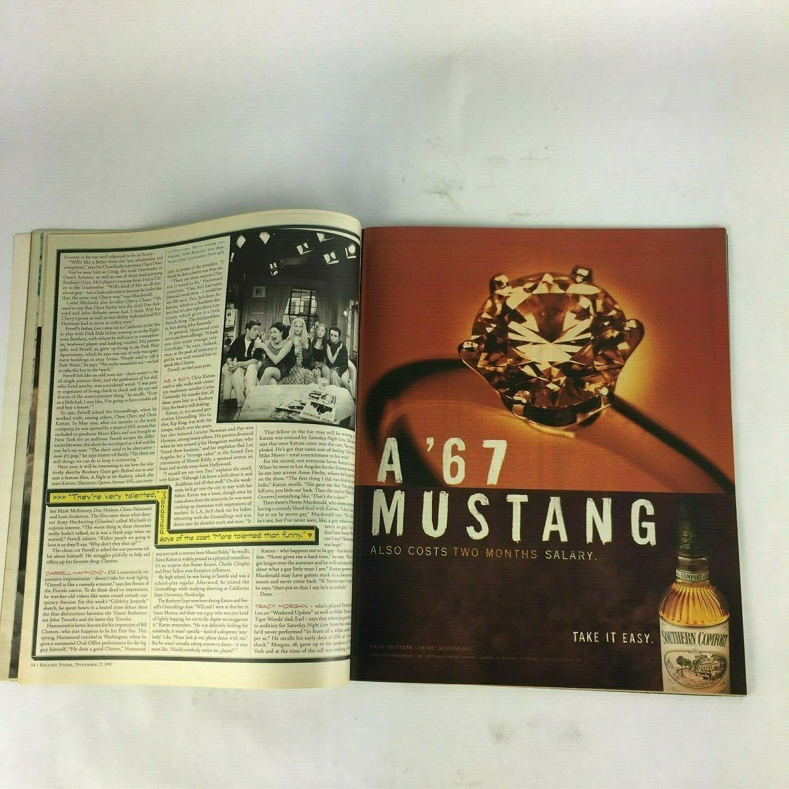 November1997 RollingStone Magazine Saturday Night Live Master P Fortress America