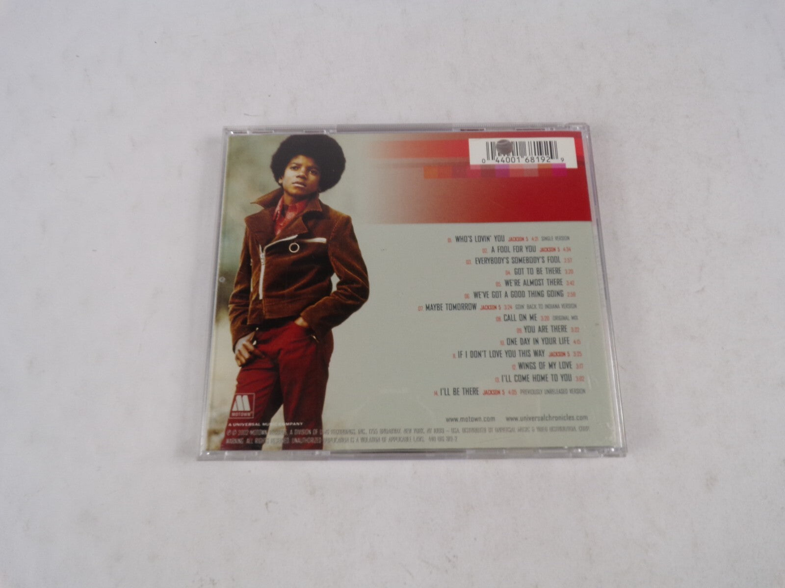 Michael Jackson Love Songs Who's Lovin' You A Fool For You Everybody's CD#22