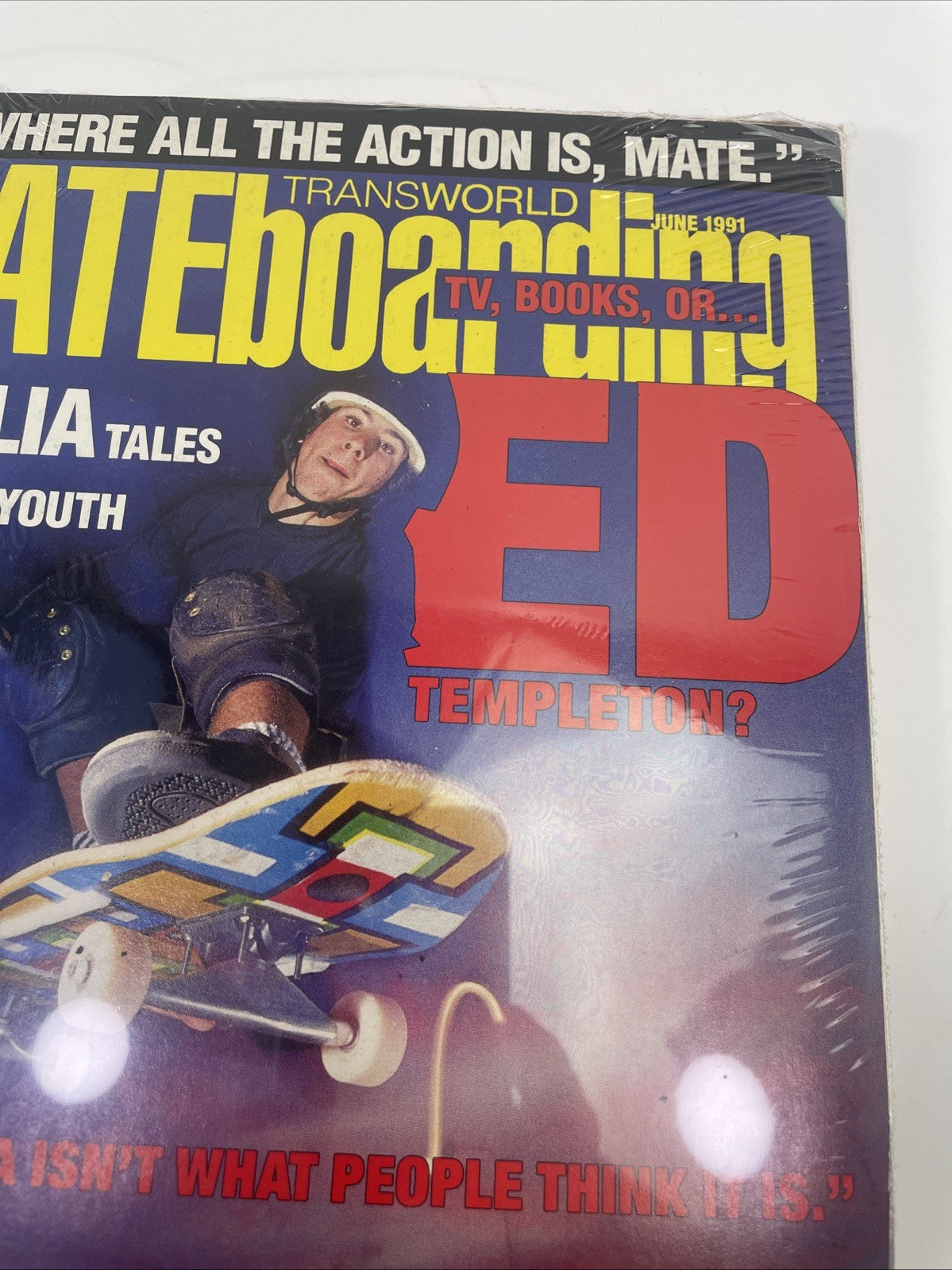 TRANSWORLD SKATEBOARDING MAGAZINE June 1991 Jordan Richter Ed Templeton