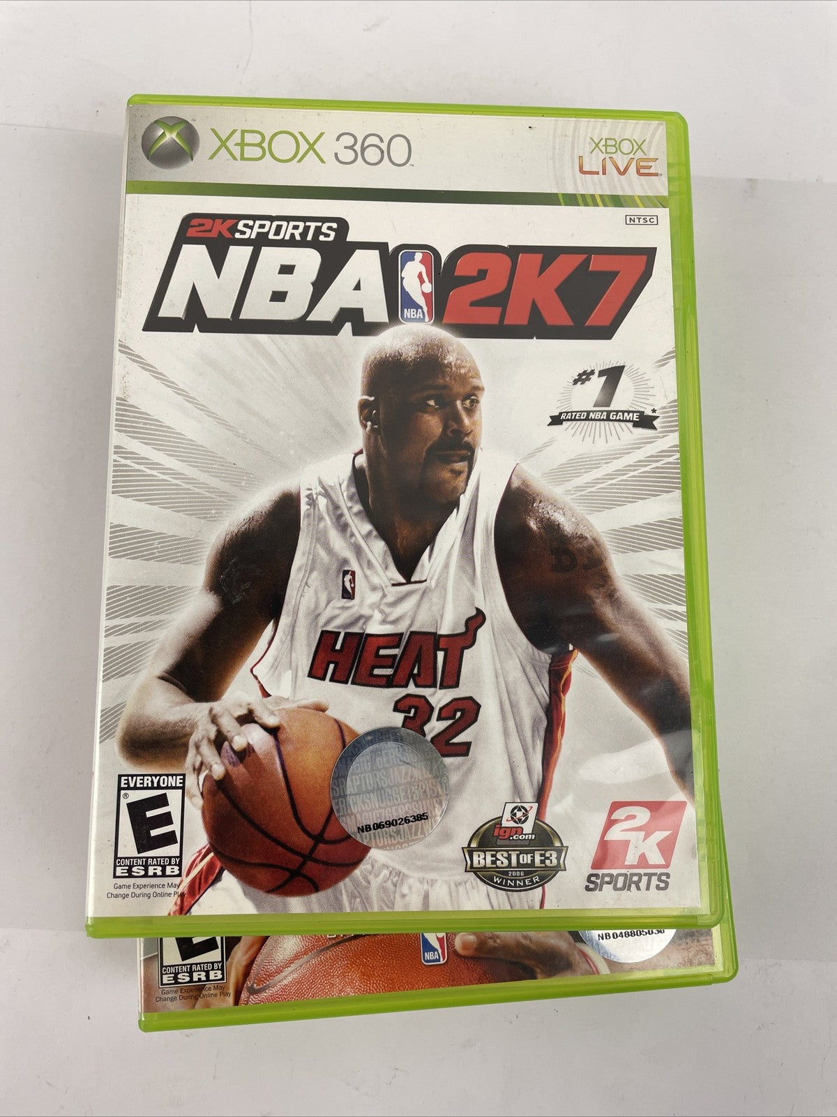 Lot of 3 x XBOX 360 Live : 2K Sports NBA 2K7 , NBA 2K12 , MBA Live 2006