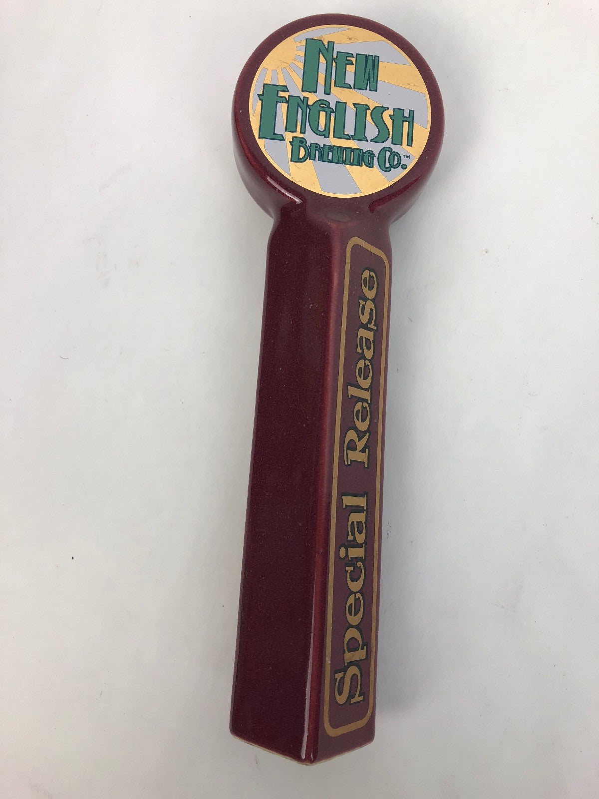 New English Brewing Brewery Special Release Beer Tap Handle California San Diego