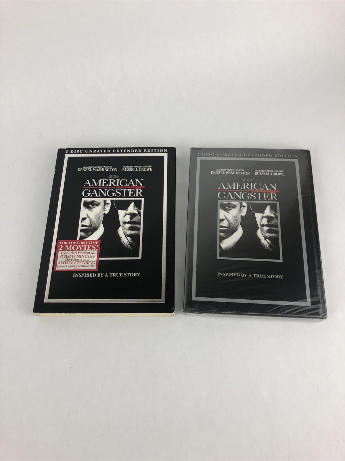 New AMERICAN GANGSTER (DVD, 2007) Unrated Extended Edition Denzel Washington