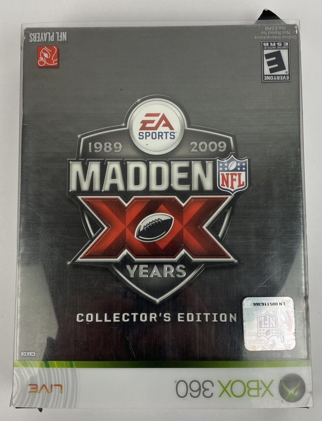 Madden XX Years 1989-2009 Collector's Edition Xbox 360 Head Coach 09 Complete