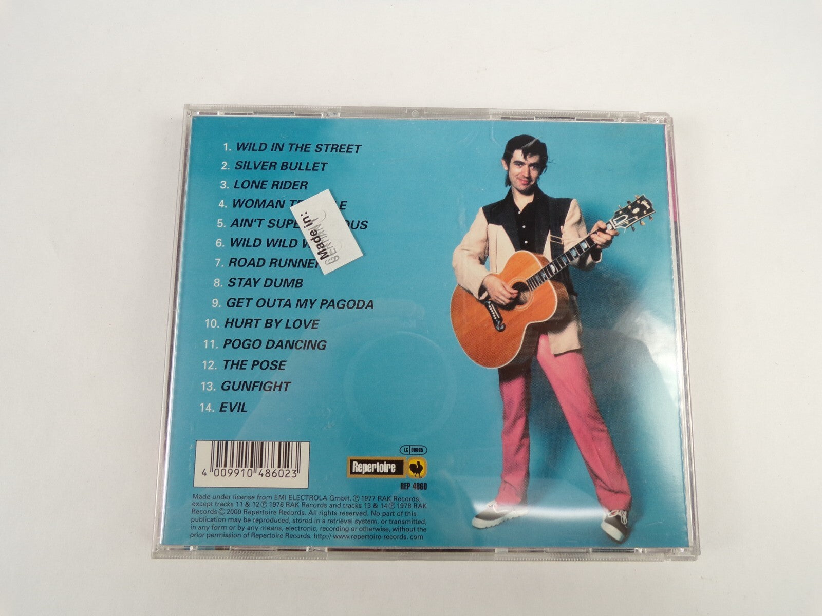 Chrisspedding Hurt Wild In The Street Silver Bullet Evil CD#49