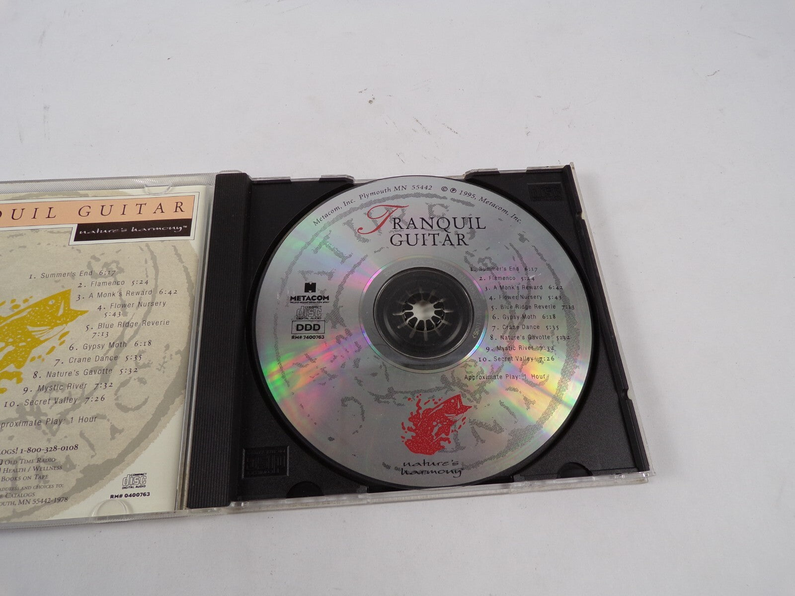 Tranquil Guitar Nature's Harmony Summer's End Flamenco Flower Nursery CD#61