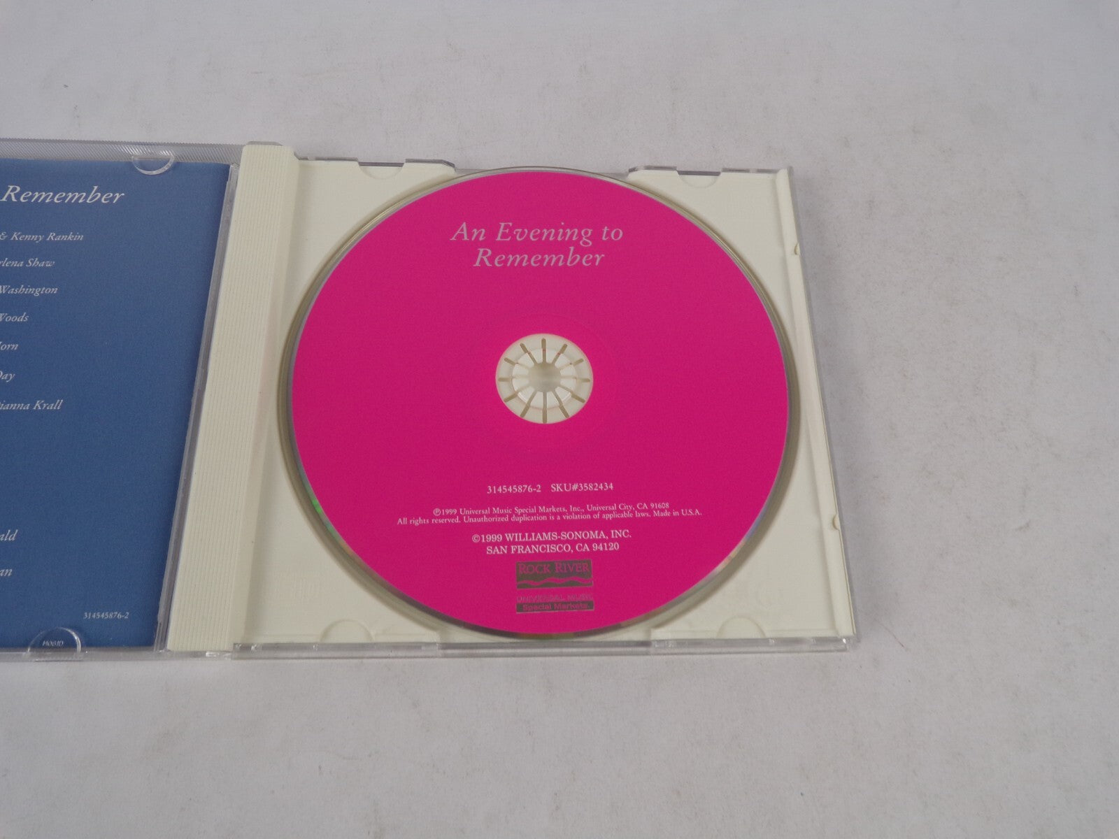 Williams Sonoma An Evening To Remember Moondance Our Of This World DestinatCD#31