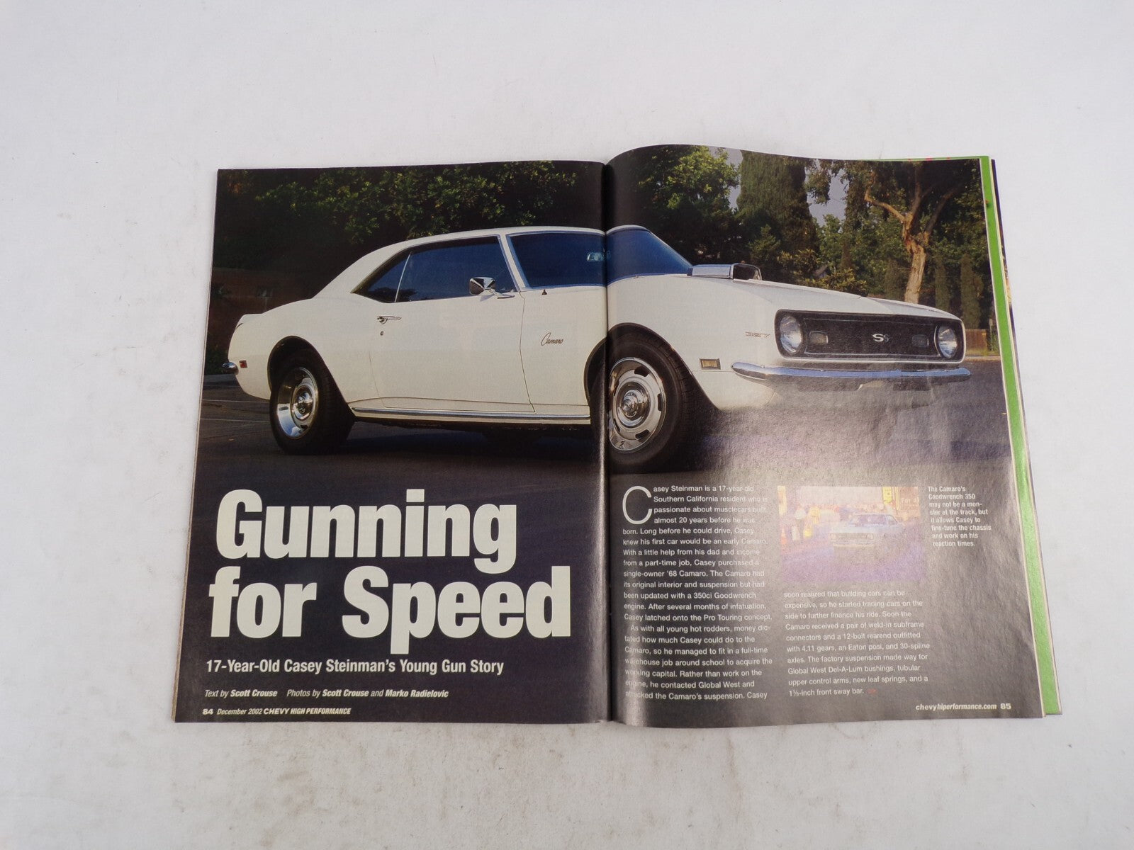 December 2002 Chevy High Performance Big-Block Power! Ready To Run: 350 H.O. Cra