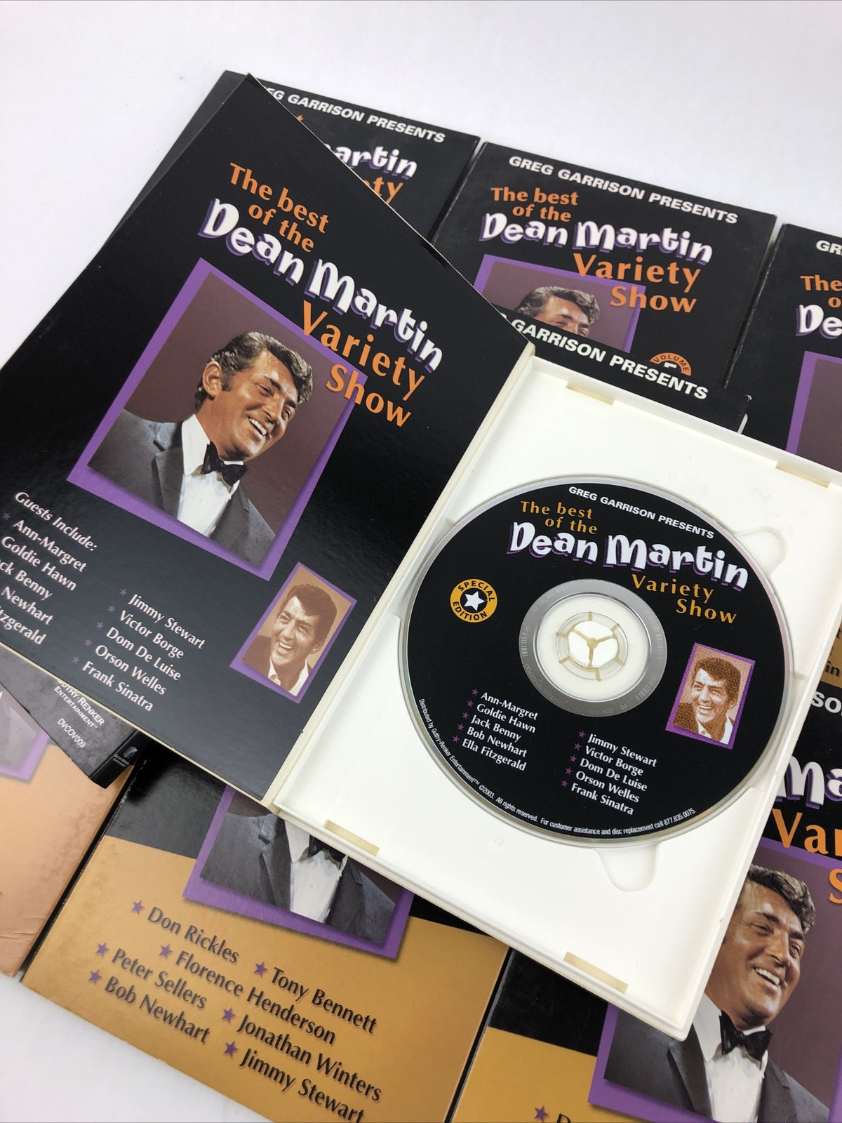 9 x The Best of the Dean Martin Variety Show DVD Set  1,2,3,4,5,6,7,8, SE 