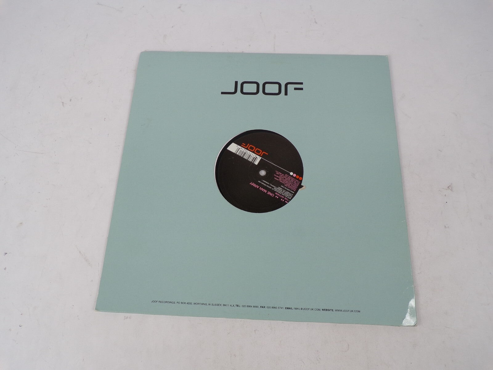Joof One Man Army Ballroom Dancer Vinyl Record
