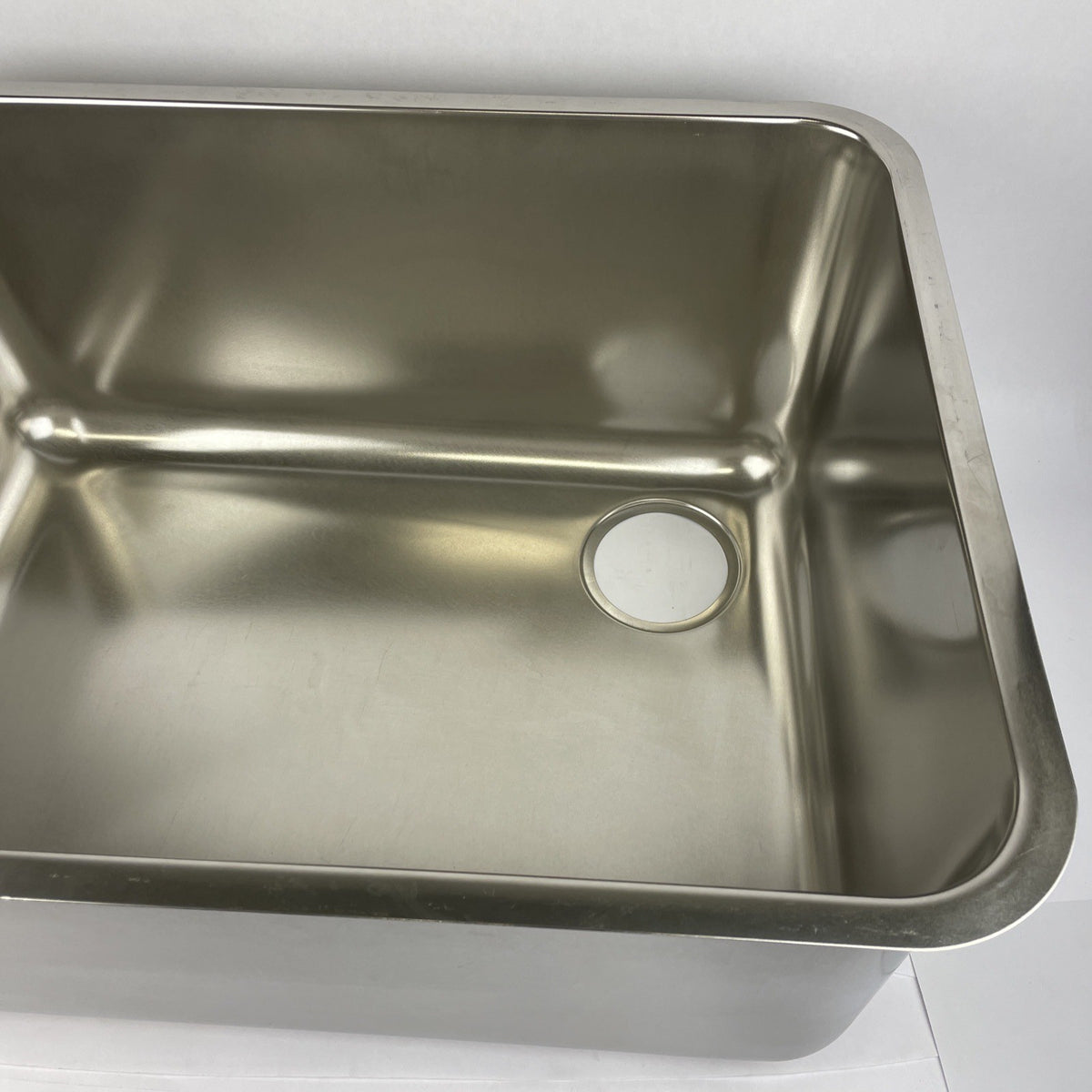 X - Large Stainless Steel Single Bowl Rectangle Under-mount Kitchen Sink ID