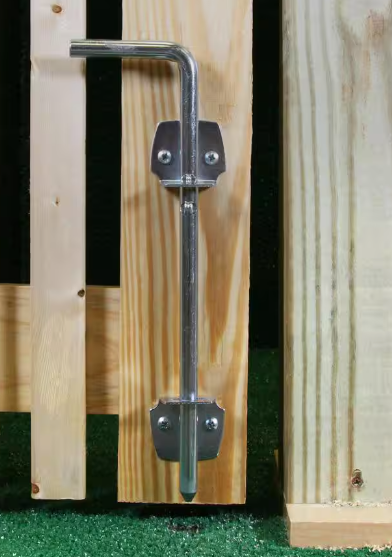 Everbilt 12 in.12" 30.5cm  Zinc-Plated Cane Bolt 861 723