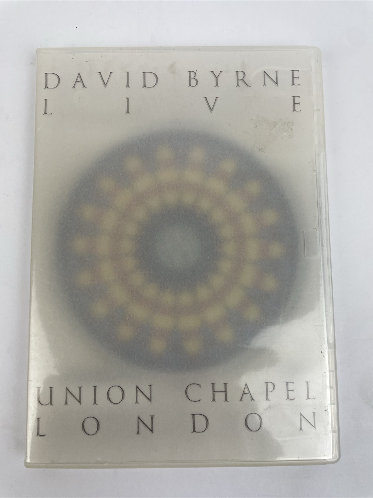 David Byrne - Live at The Union Chapel London (DVD Video, 2004) Mint Disc