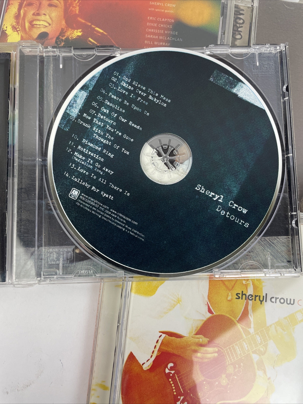 5 x Sheryl Crow Audio CD Lot  C'MON - D Tours - TNMC - And Friends - Self Titled