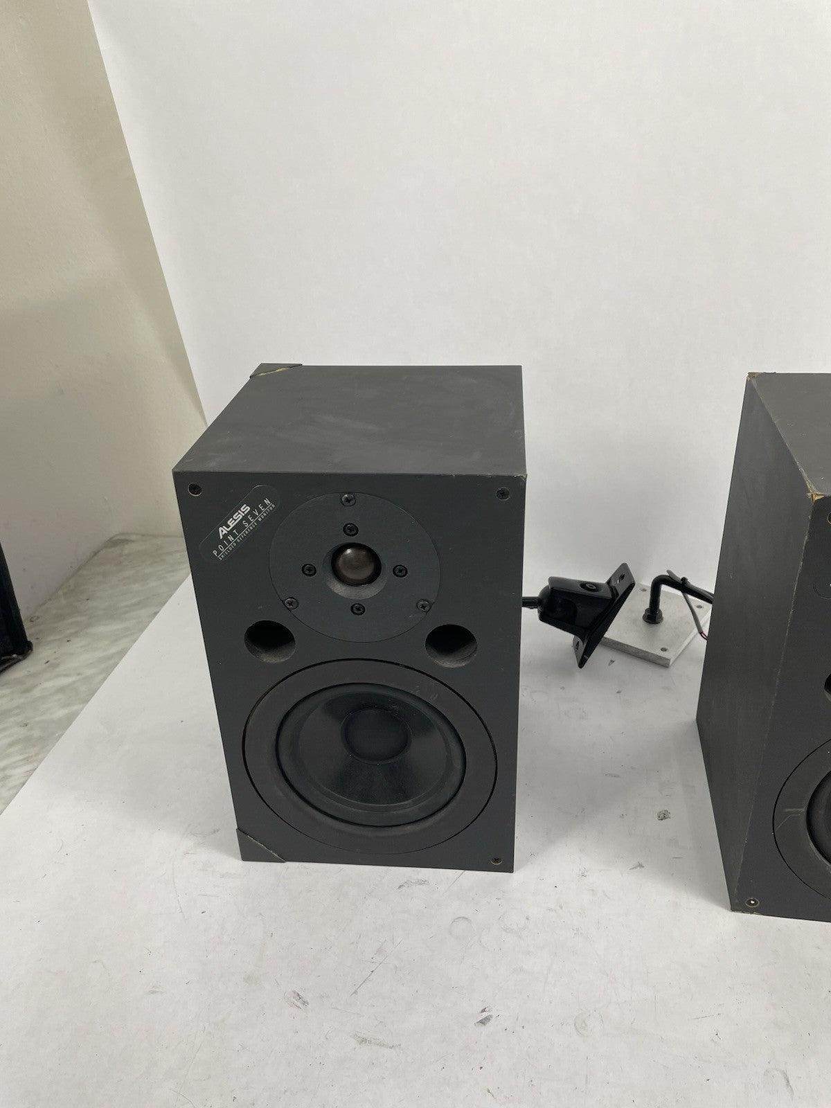 Lot of 3:  Alesis Point Seven Shielded Reference Monitor Speakers 4 Ohms 100W