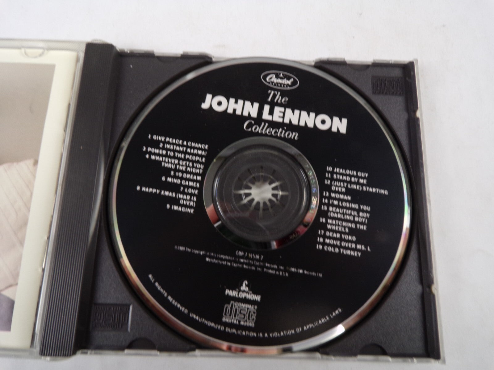 The John Lennon Collection Give Peace A Chance InstantKarma Imagine Love CD#57
