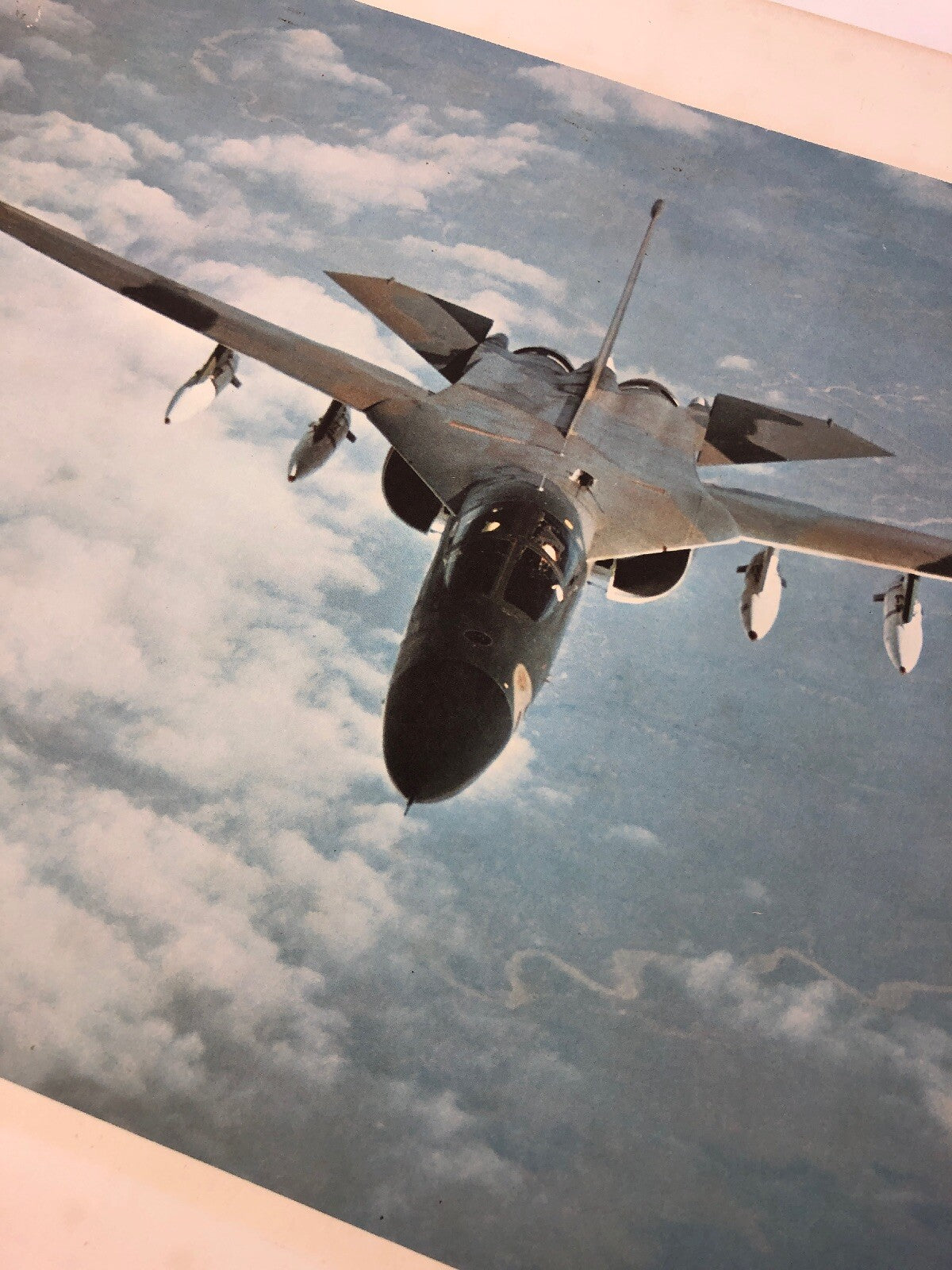 Lot Of 4 Rare  U.S. Air Force US Air Force General Dynamics Pomona 20”x16” Print