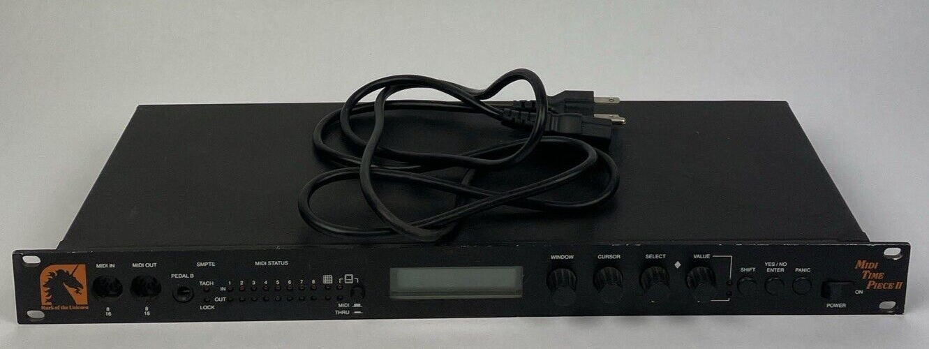 " Mark of the Unicorn " MIDI Time Piece II 2 Rack Mount Mounted - Made in U.S.A
