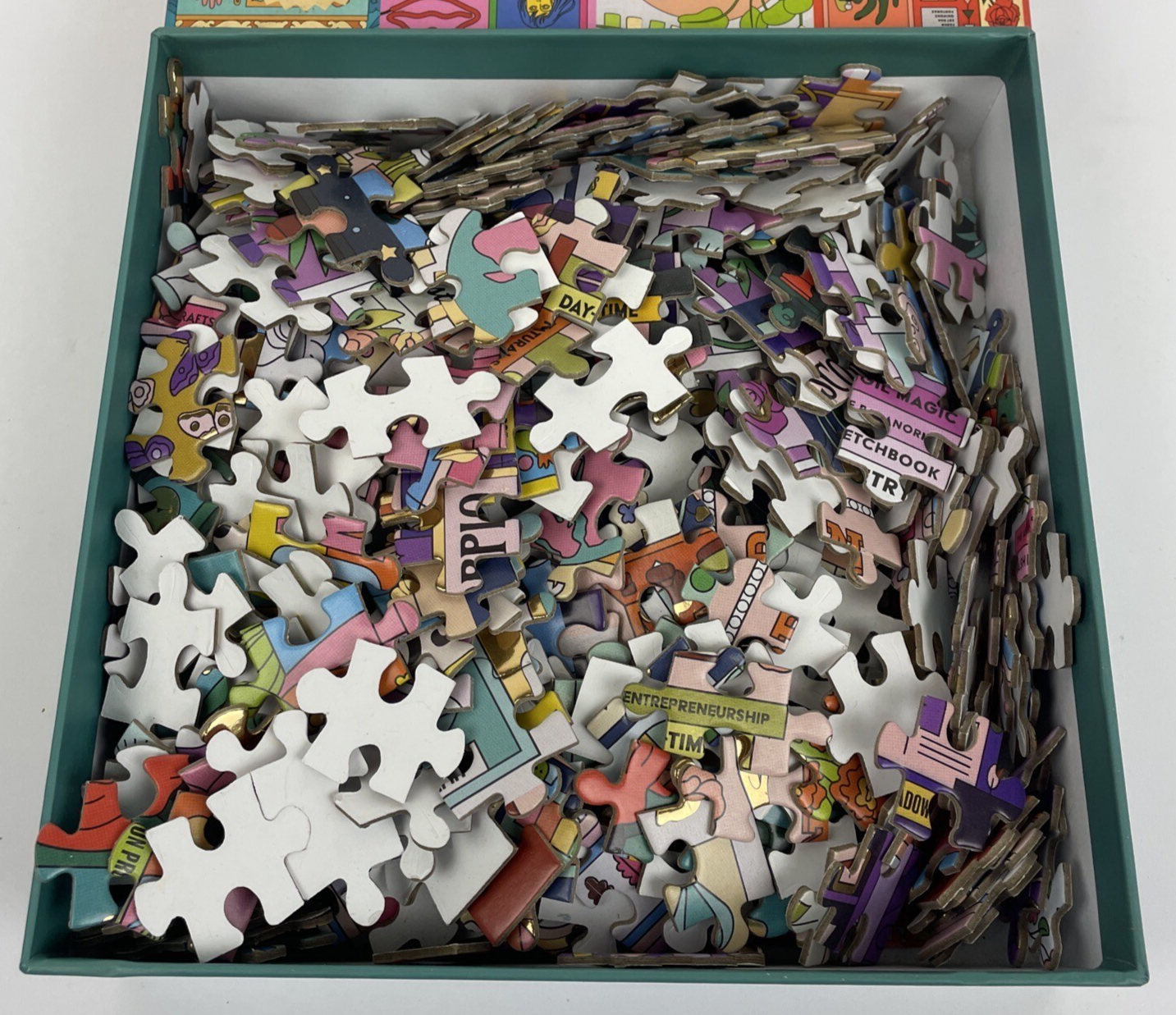 House Of Astrology By Galison - 500 Large piece Jigsaw Puzzle Complete 20" x 20"