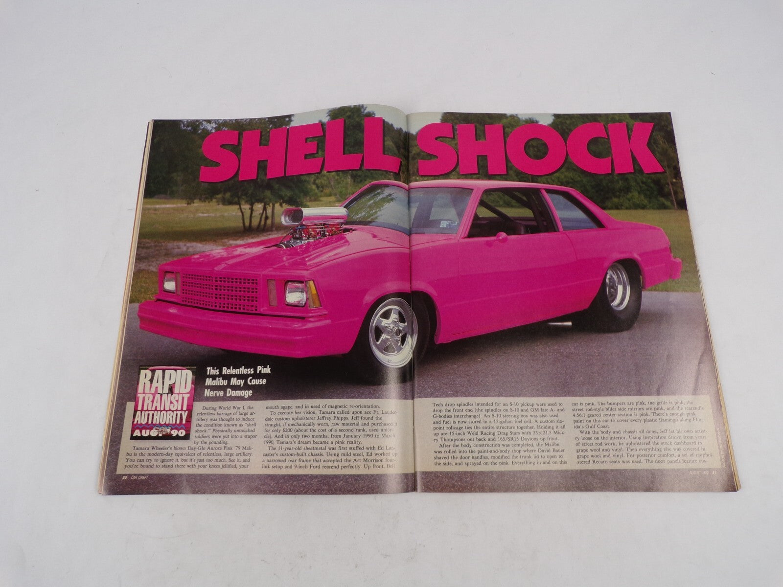 August 1990 Car Craft Hot Performance Showcase Giant Wheel & Tire Guide Street