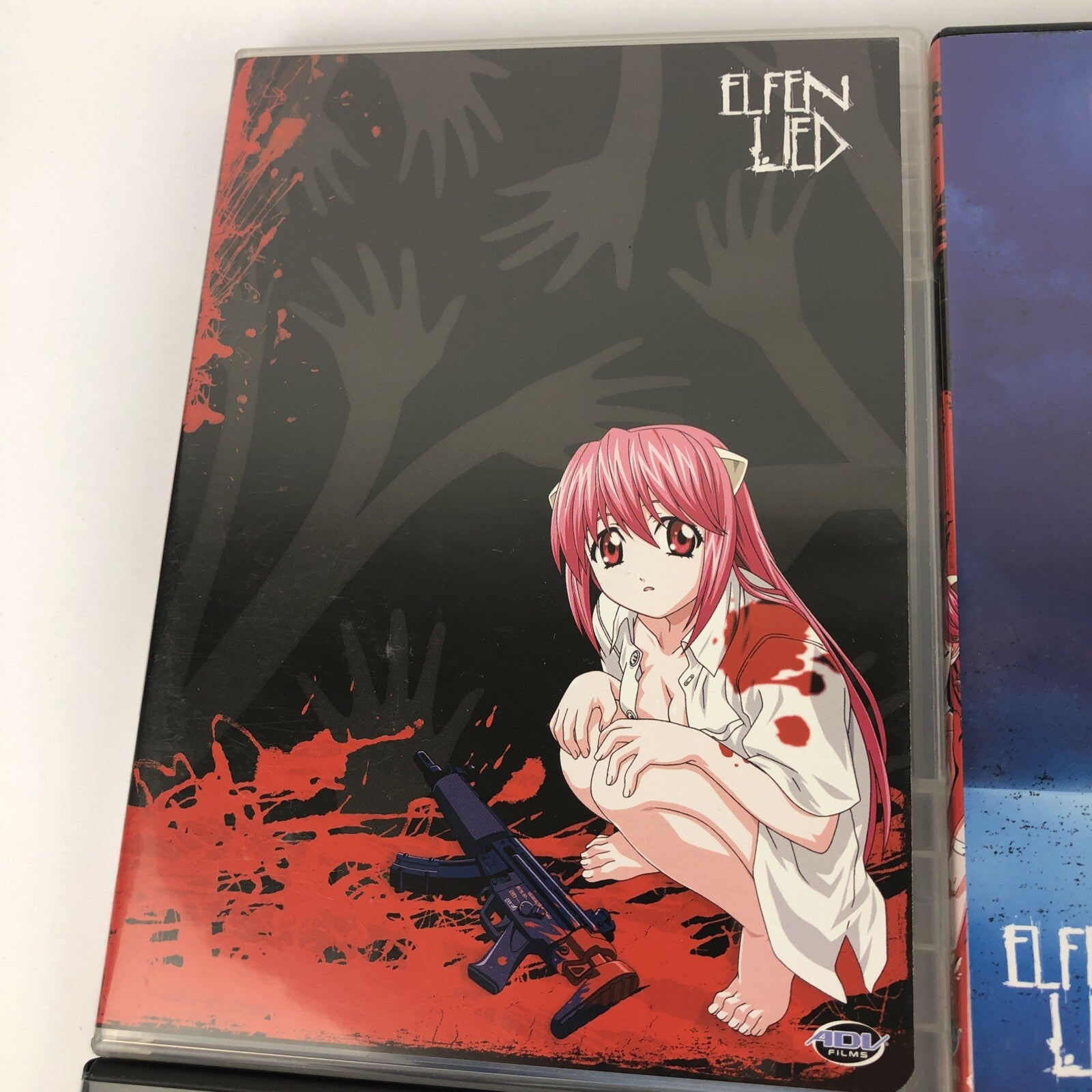 ANIME DVD LOT  Elfen Lied Vector  1 , 2 Gunslinger Girl Fafner Neon Genesis x 2