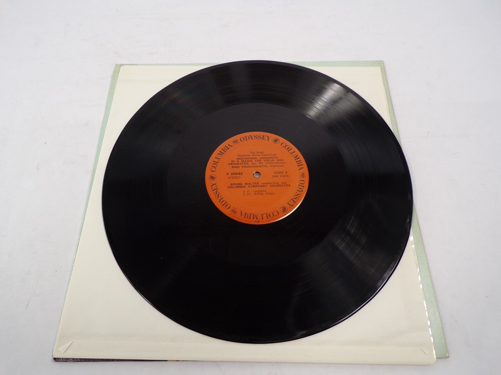 Zino Francescatti Bruno Walter Beethoven Violin Concerto SymphonyVinyl Records