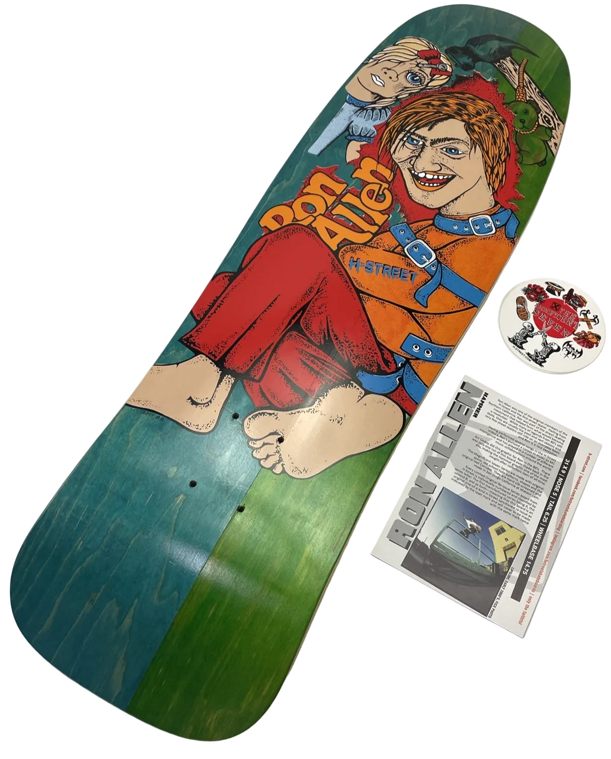 RON ALLEN "INSANE" RE-Issue Deck H-Street Skateboards Watson Laminates 15 / 166