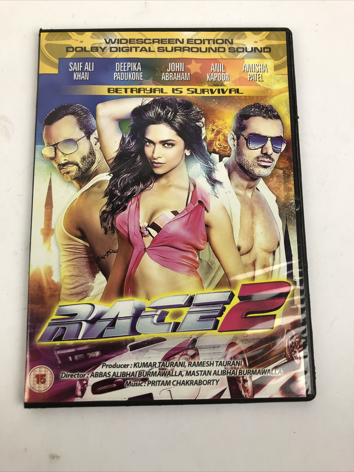 5 x BOLLYWOOD DVD Lot RA ONE, Race 2, Munna Bhai, EK THA TIGER, JAB TAK HAI JAAN