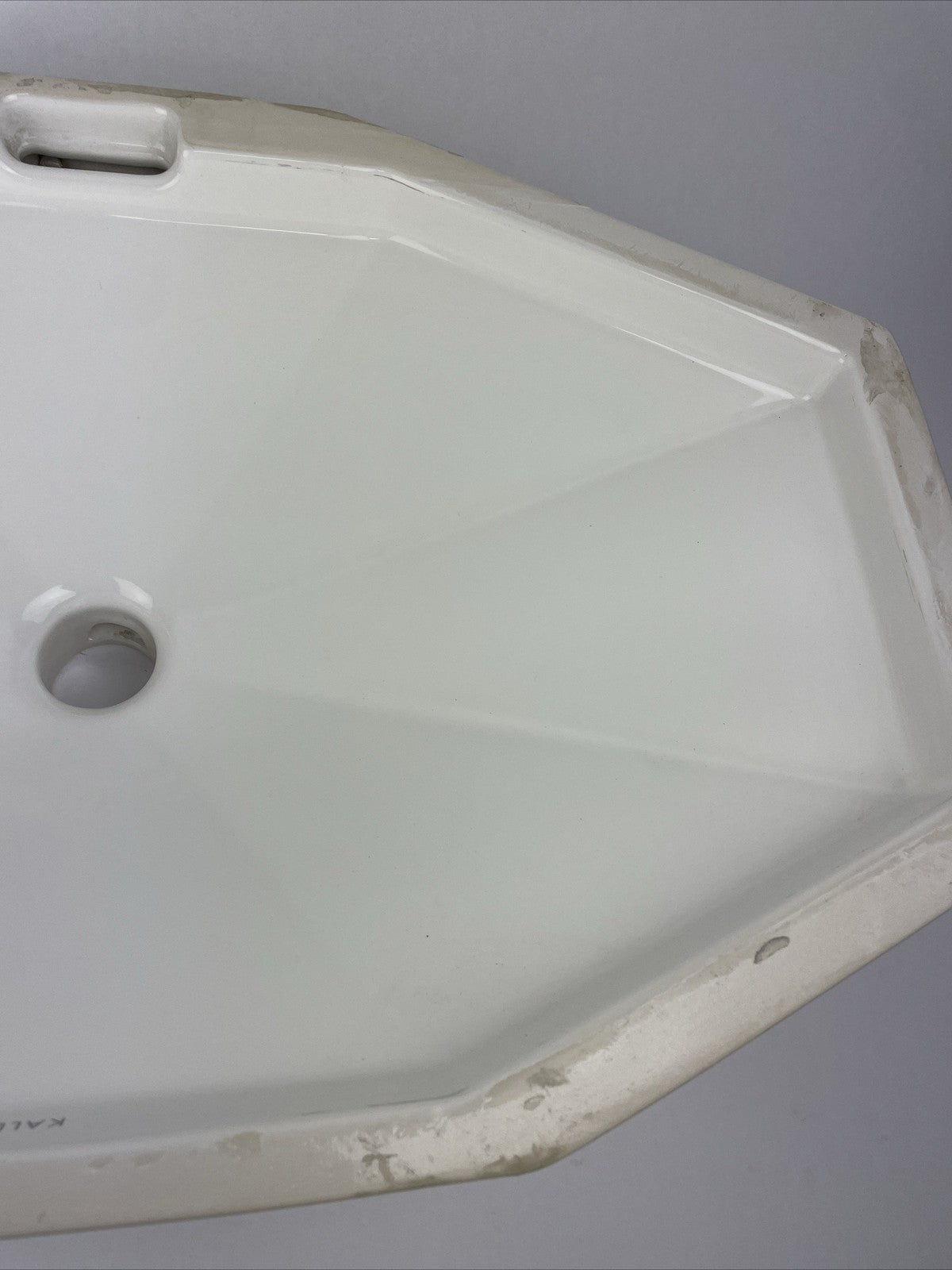 OEM Kallista P72044-WO-7 Jeton Under-Mount Sink W/ Overflow POLISHED White
