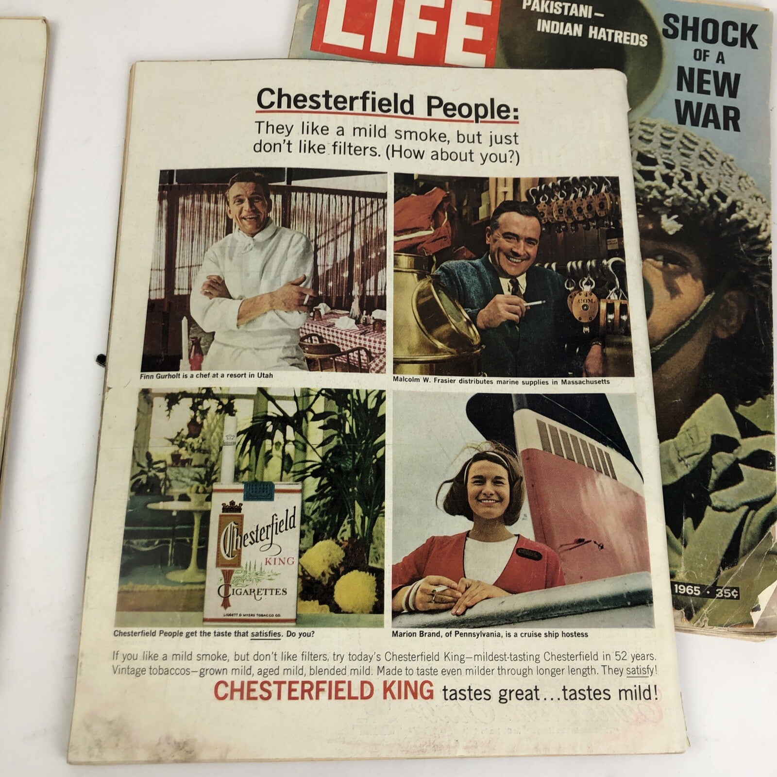 Lot of 3 1965 July 16 June 18 September 17 Life Magazine History  Space Kennedy