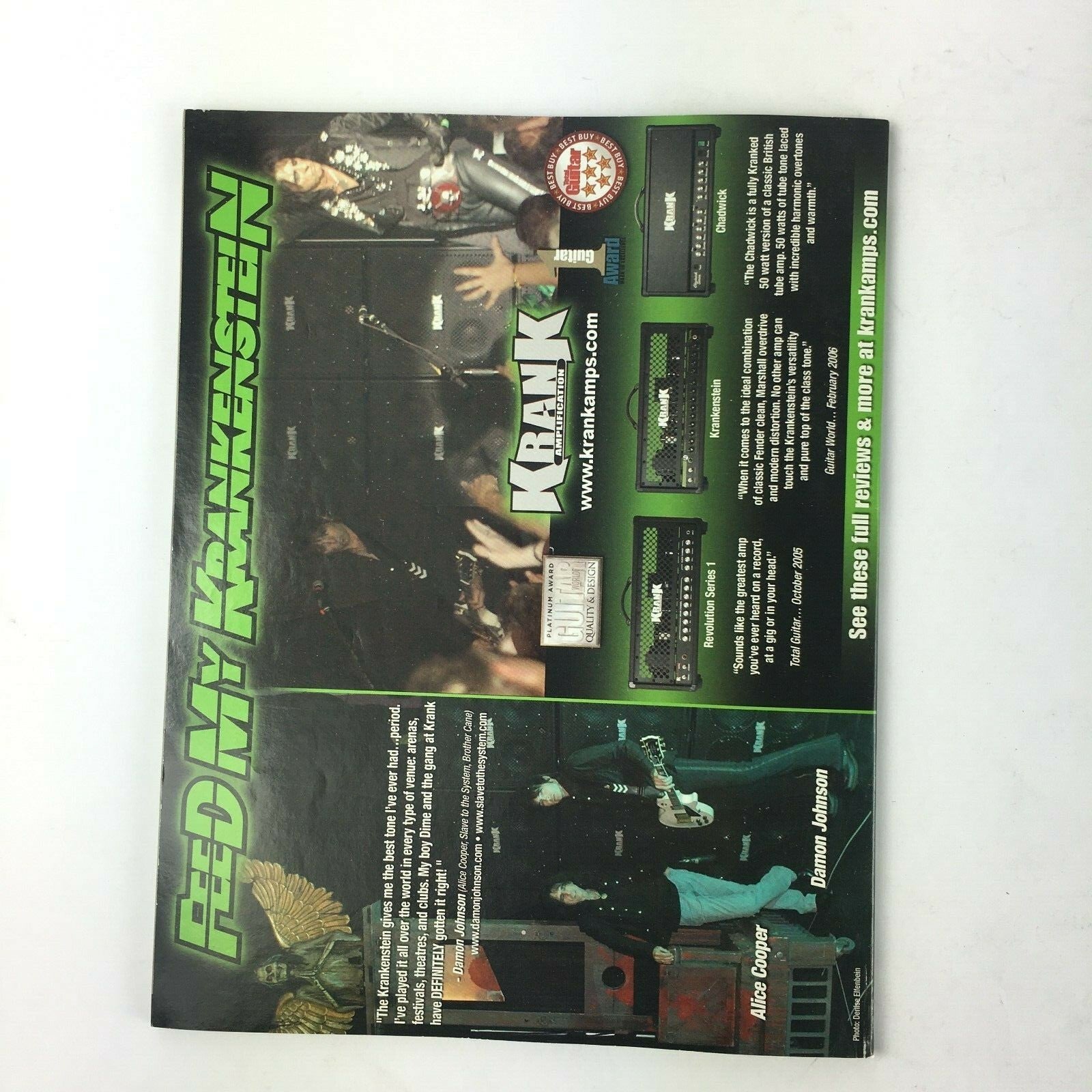 2004 Guitar One Magazine The Ultimate Rhythm Lesson! The Who Metallica Green Day