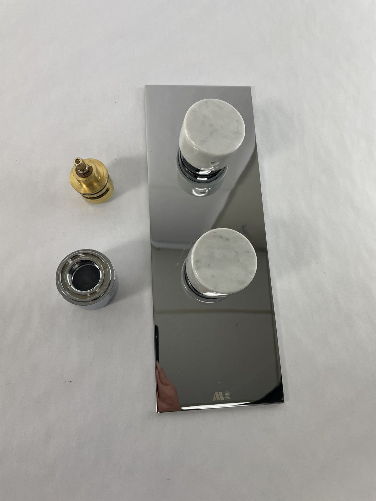 Aquabrass Marmo square trim set Marble handle for thermostatic valve 12123 2-way
