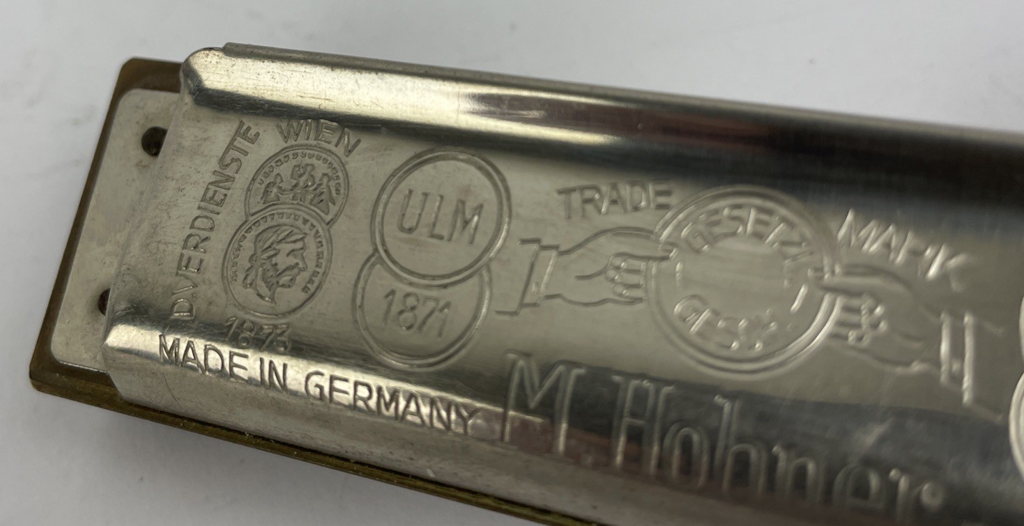 M. HOHNER A440 HARMONICA No. 1896 Marine Band Key Of C Made in Germany