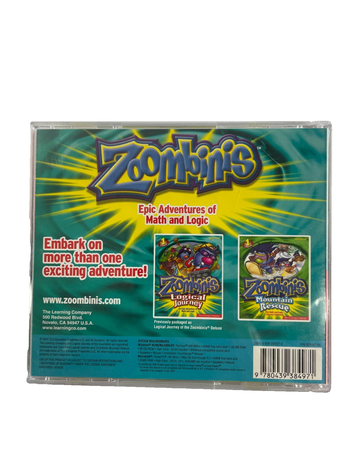 Zoombinis Logical Journey An Epic Adventure of Math and Logic CD#10