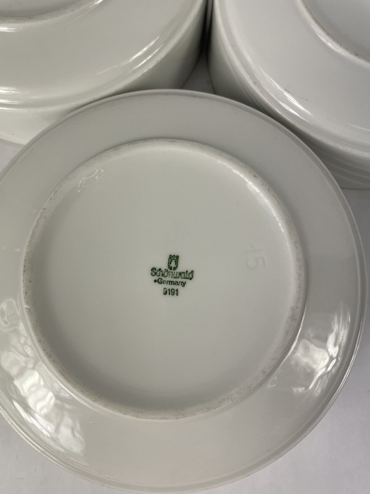 Lot of 3: Vintage Schonwald Germany White Serving Bowl 9191