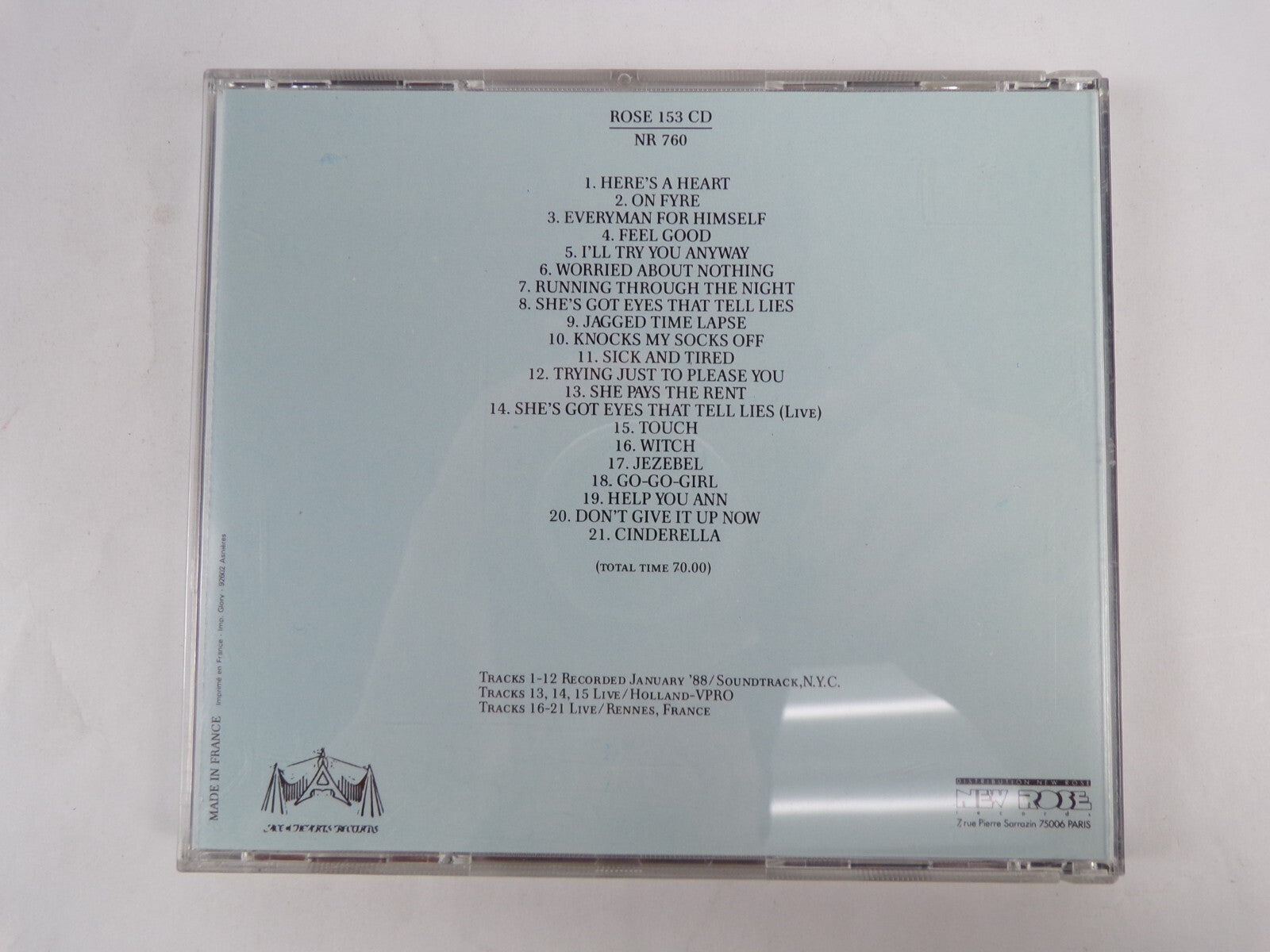 Lyres A Promise Is A Promise ROSE 153 CD #27