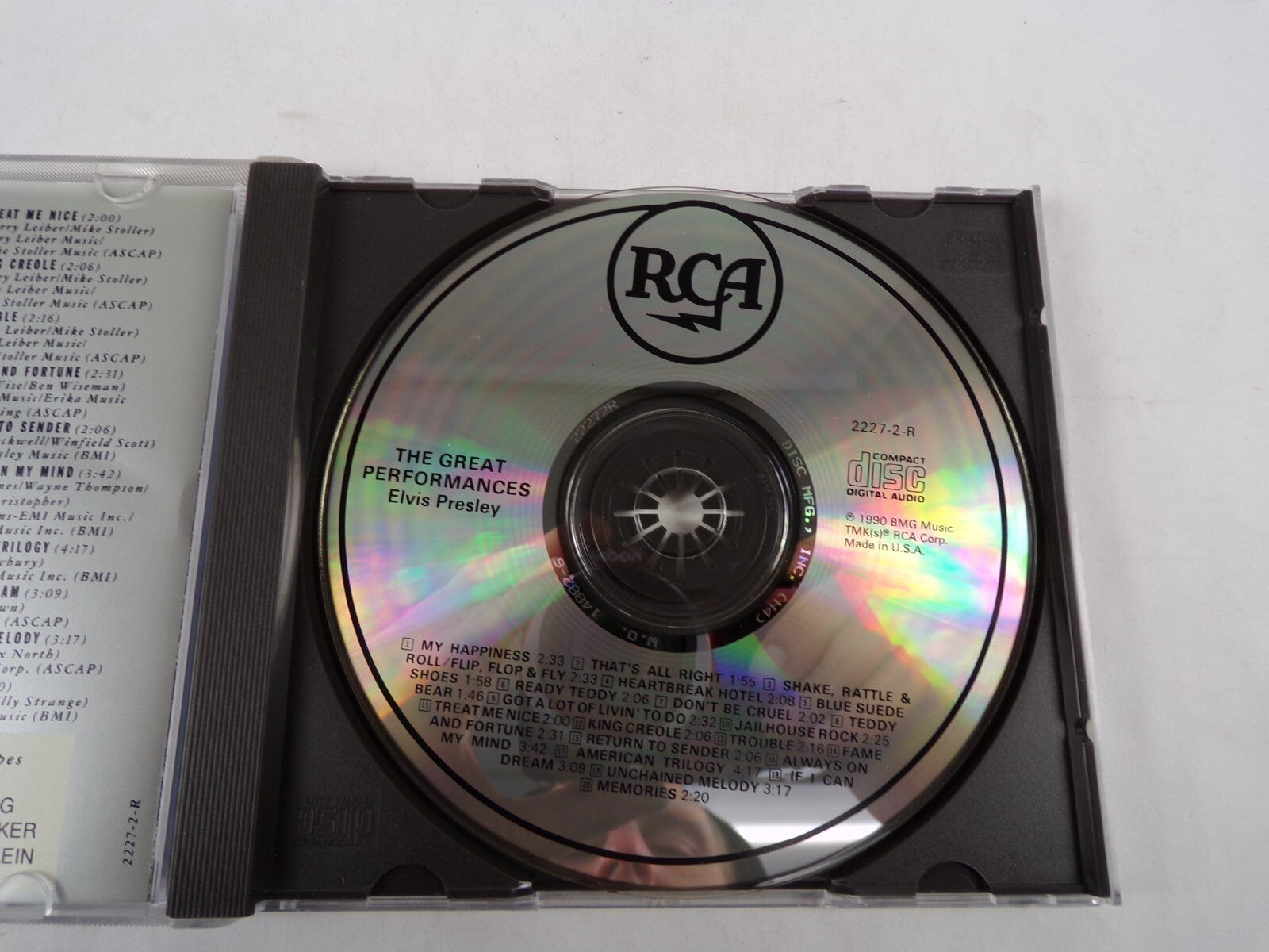 The Great Performances Elvis Presley My Happiness Ready Teady Trouble CD#57