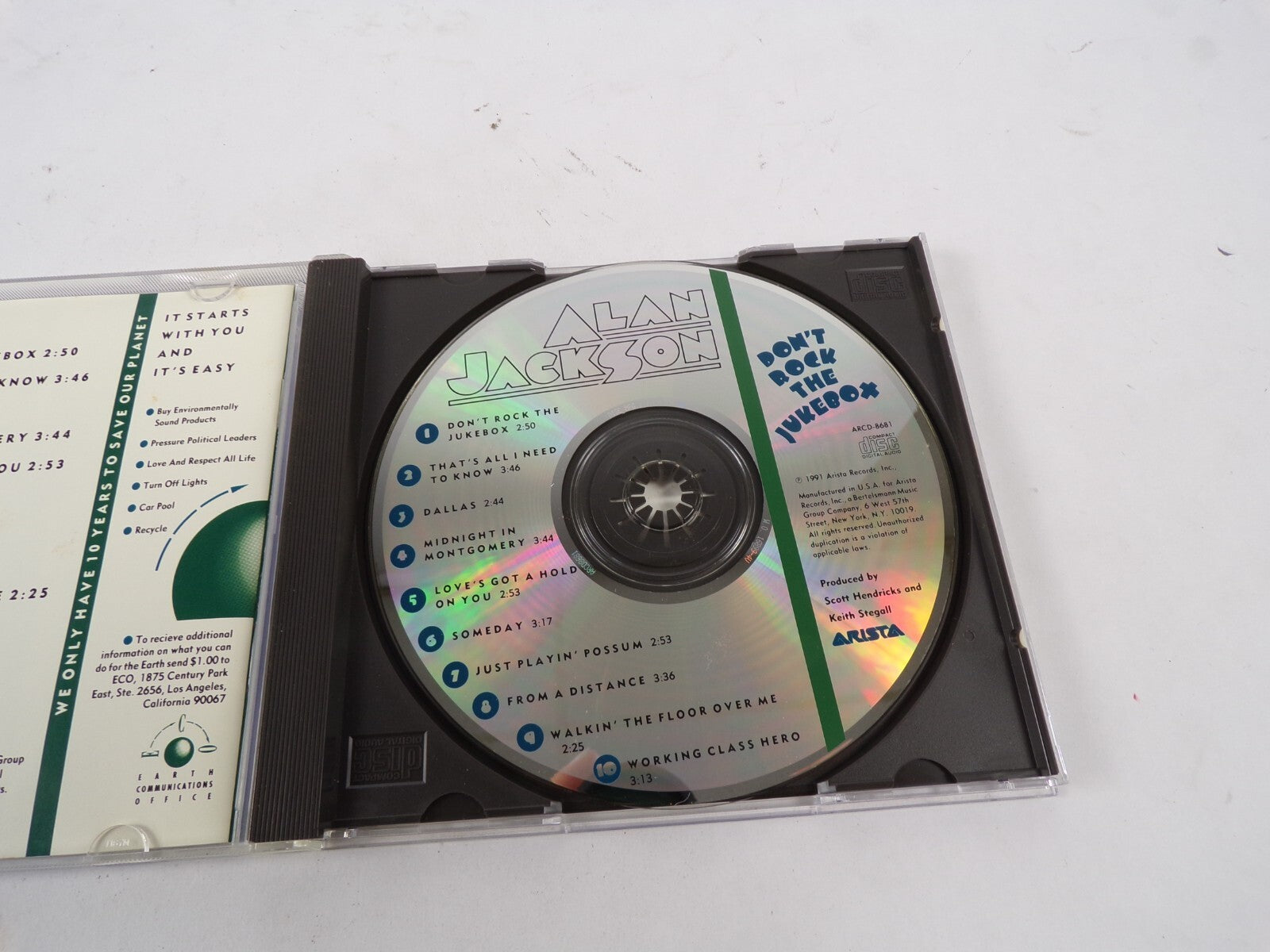 Alan Jackson Don't Rock The Juke Box Digital Stereo From A Distance SomedayCD#16