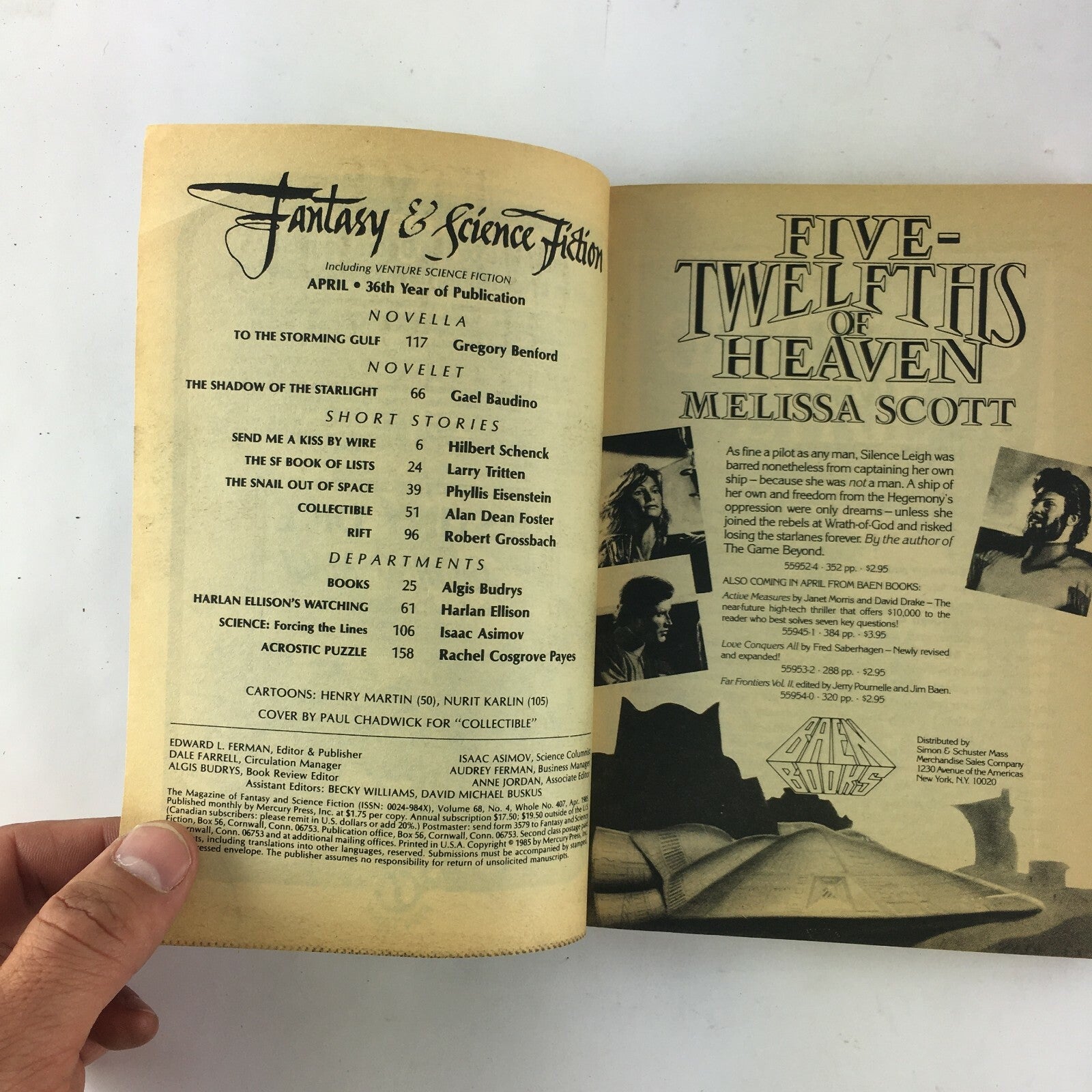 May Fantasy&Science Fiction Magazine Phyllis Eisenstein Alan Dean Foster Larry