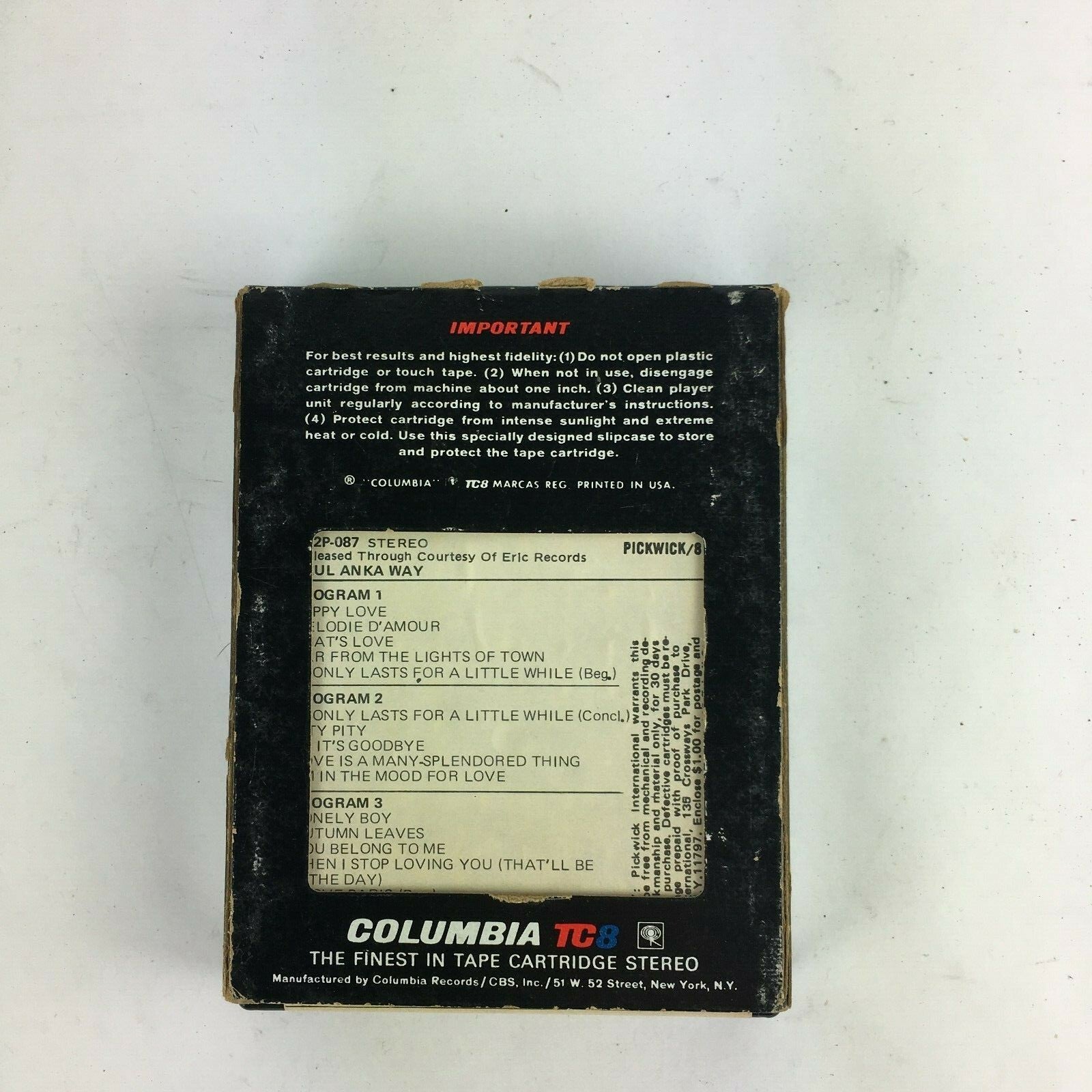 COLUMBIA TC8 STEREO