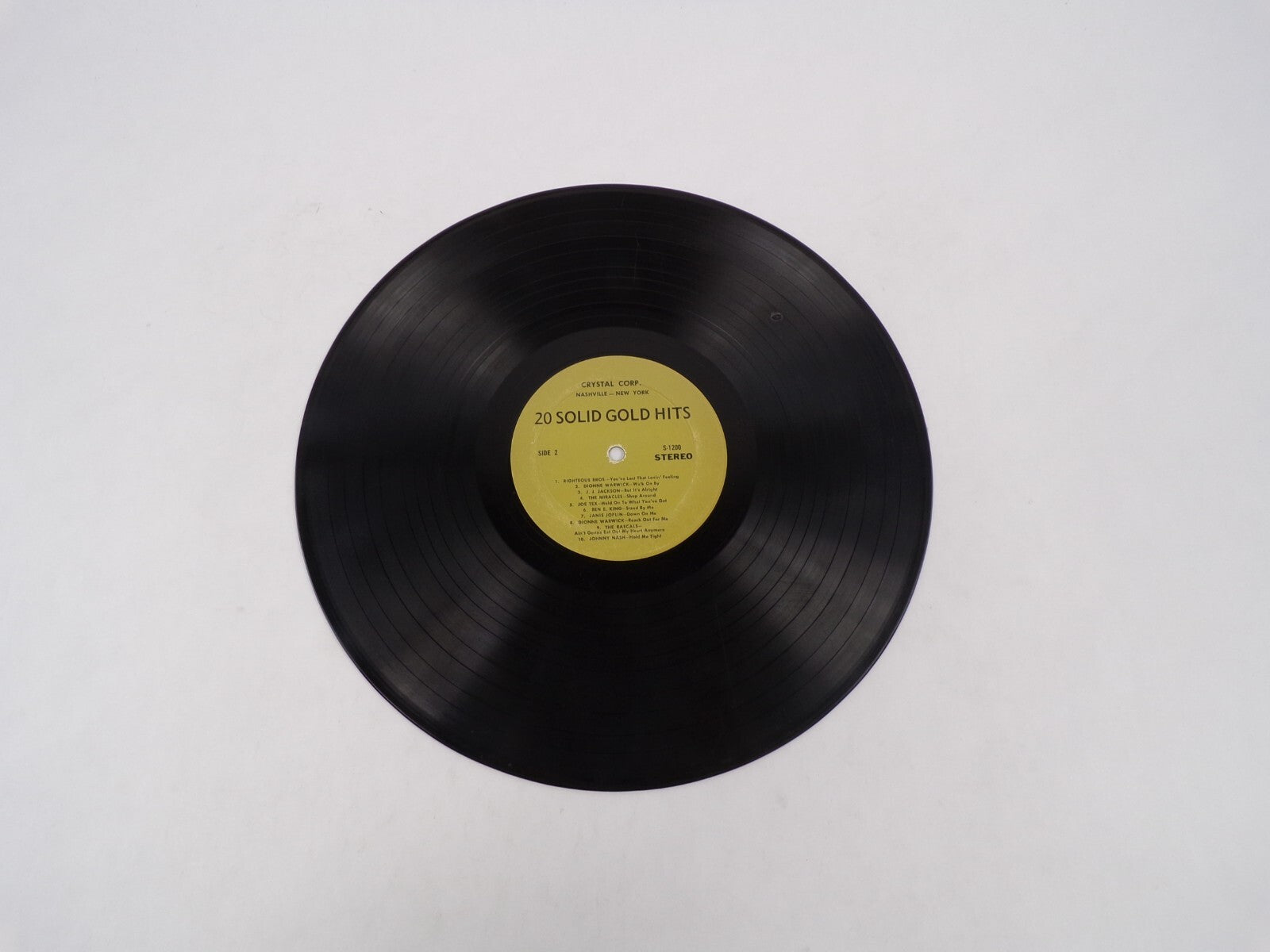 20 Solid Gold Hits Walk On By Down On Me Shop Around Cinnamon Vinyl Record