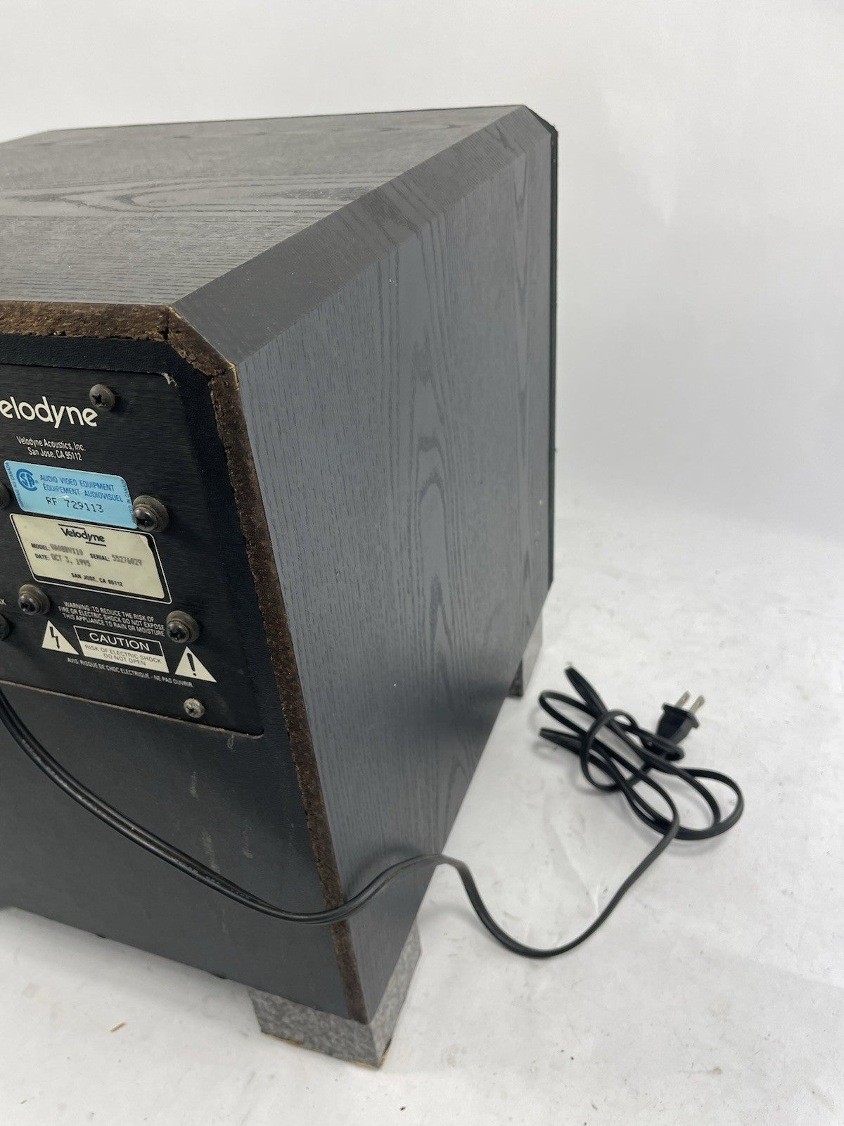 Velodyne Powered Subwoofer – Model: VA08BVX10