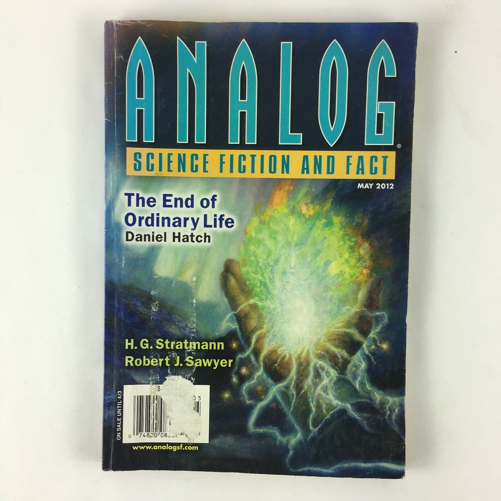 May 2012 Analog ScienceFiction Fact Magazine TheEnd of Ordinary Life DanielHatch