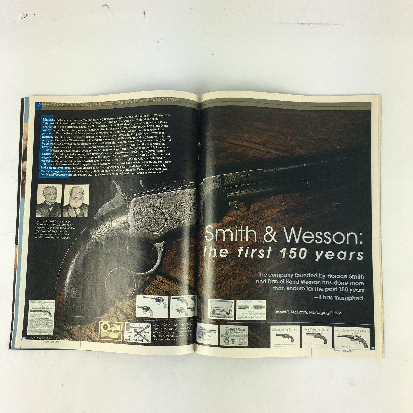 December 2002 American Rifleman Magazines Lure The Lever-Action "Centennial" 