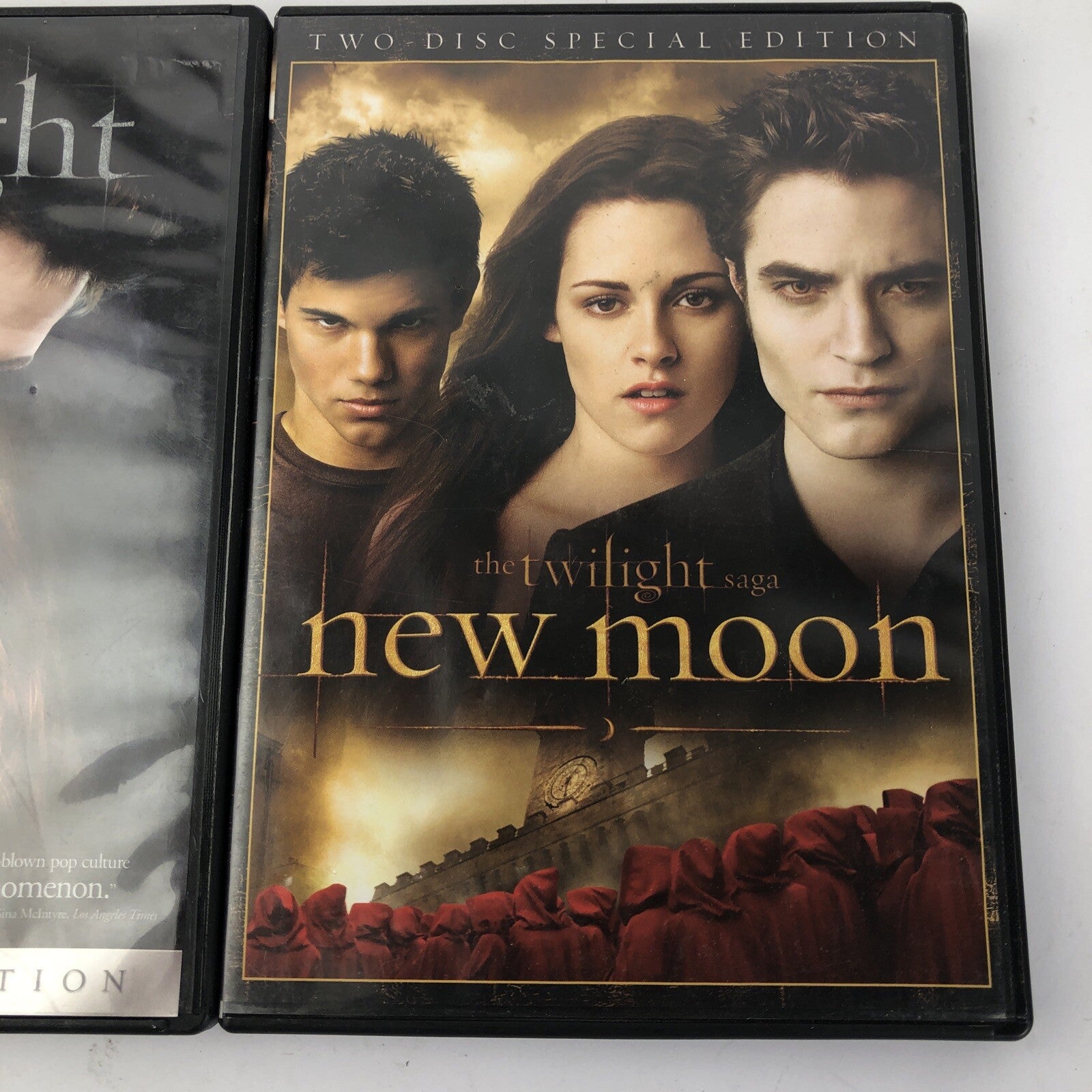 Twilight (DVD, 2009, 3-Disc Set, Deluxe Edition) & New moon dvd