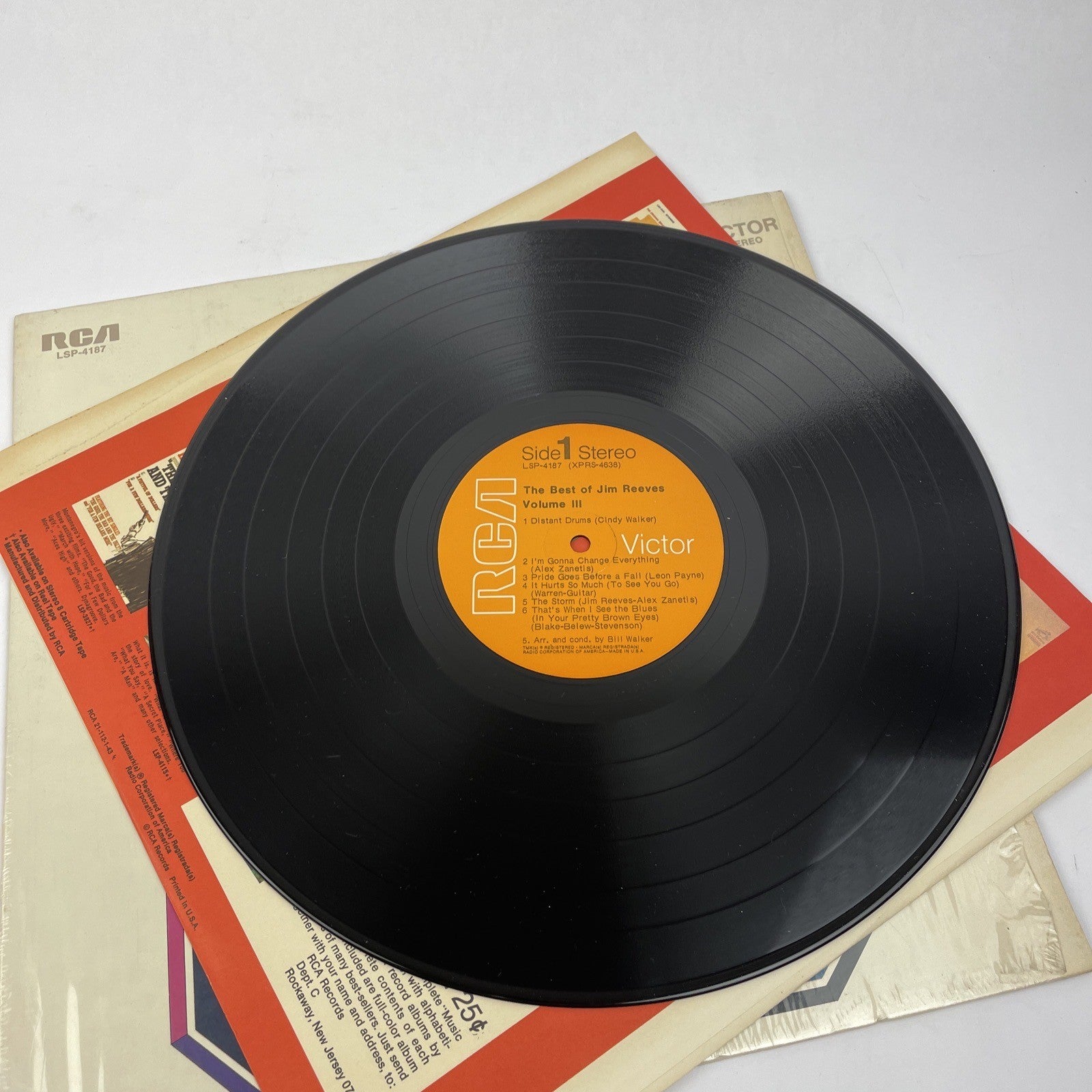 The Best of Jim Reeves Vol. III 3, Vinyl lp, RCA Victor Stereo LSP-4187 VGC