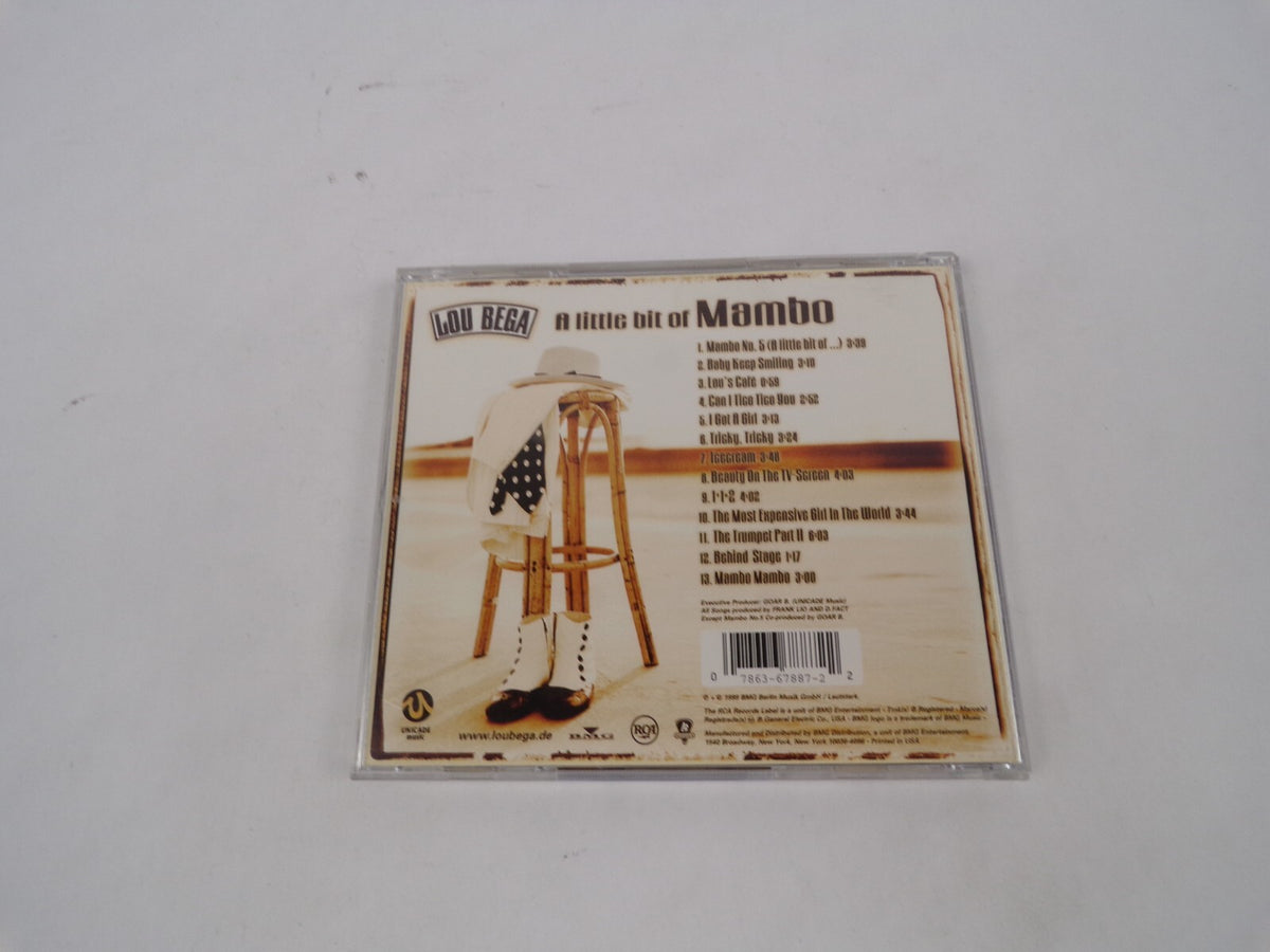 Lou Bega A Little Bit Of Mambo Baby Kggp Smiling Lou's Gate I got A Bid CD#67