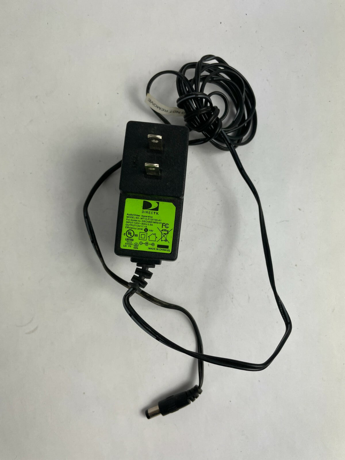 Genuine DirectTv MT12P120100a1 AC Adapter Op 12 V 1 A Power Supply Adapter A52