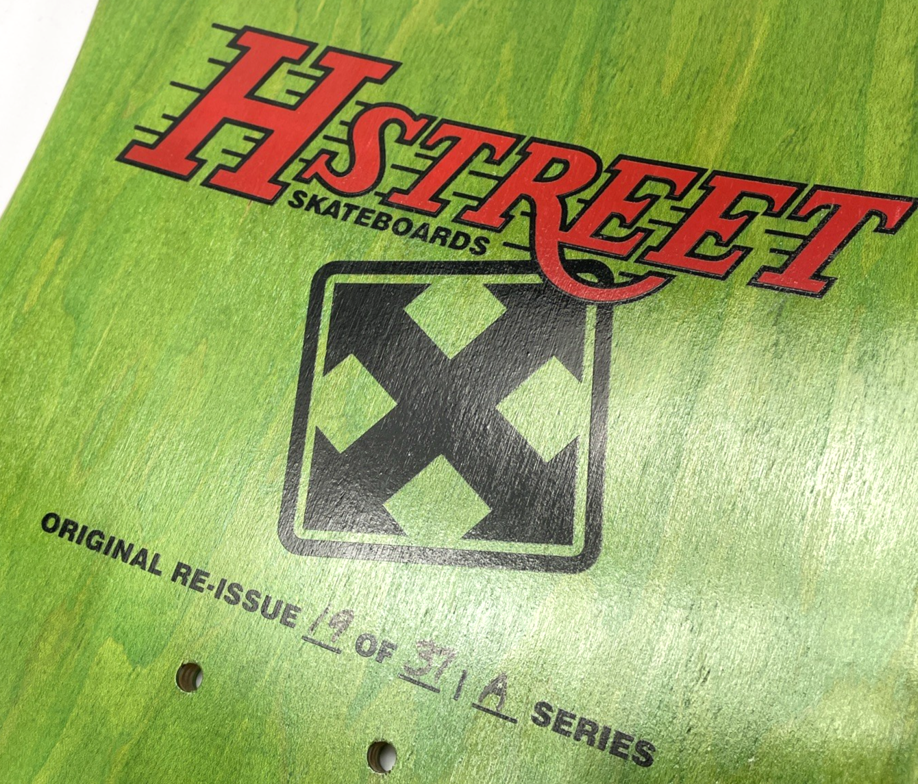 H-STREET SKATEBOARDS ART GODOY 1988 Sea Turtle SKATEBOARD DECK USA MADE A Series