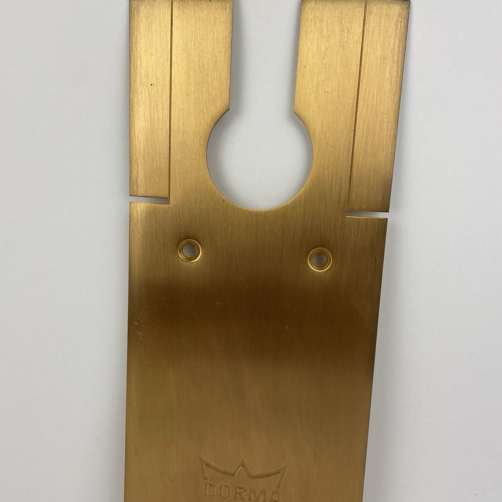 Dorma BTS75B Floor Spring Cover Plate Steel ( BTS 75 B ) Brass 12-1/8" L x 4-1/8